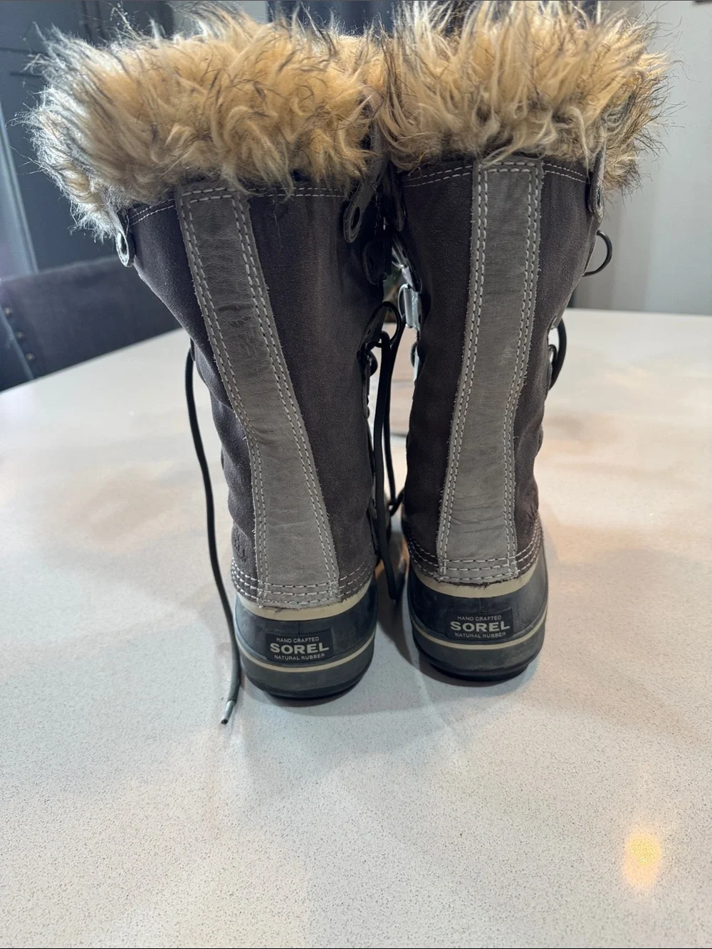 Sorel Women's Joan Of Artic  Faux-Fur Lace-Up Winter Boots